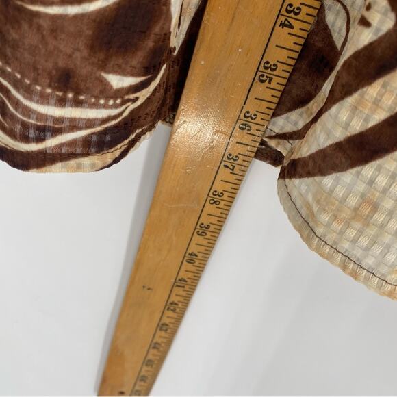 Sam Edelman Women’s Dress Large Jennie Printed Smocked Slit-Front Halter Midi - Picture 10 of 12